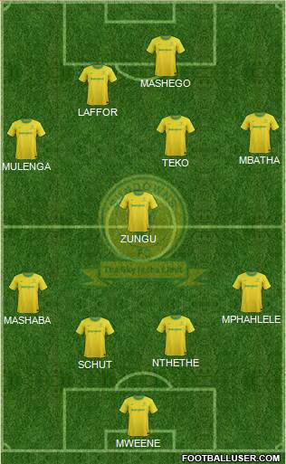 Mamelodi Sundowns football formation