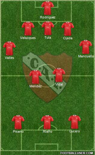 Independiente Formation 2014