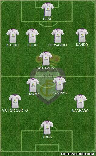 Real Jaén C.F. Formation 2014