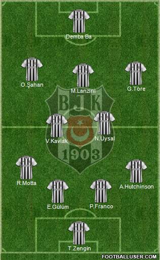 Besiktas JK Formation 2014
