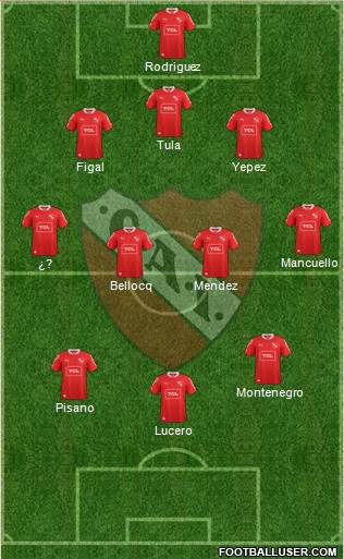 Independiente Formation 2014