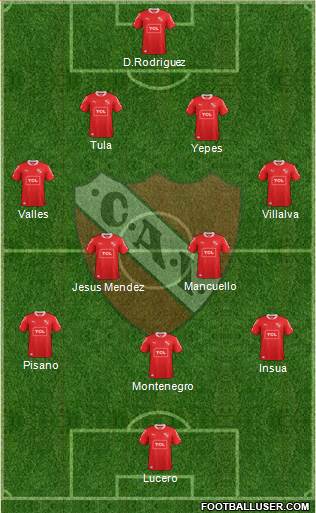Independiente Formation 2014