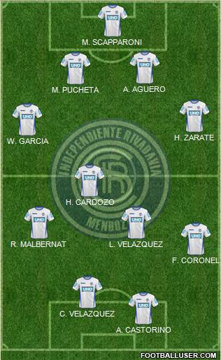 Independiente Rivadavia de Mendoza Formation 2014