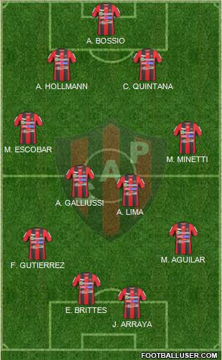 Patronato de Paraná Formation 2014