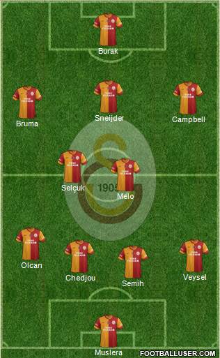 Galatasaray SK Formation 2014
