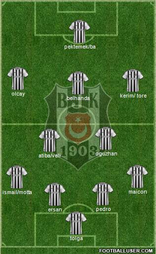 Besiktas JK Formation 2014