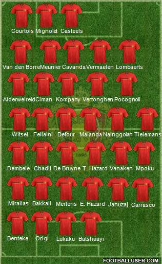 Belgium Formation 2014