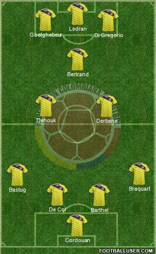 Colombia Formation 2014