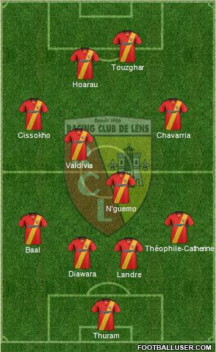 Racing Club de Lens Formation 2014