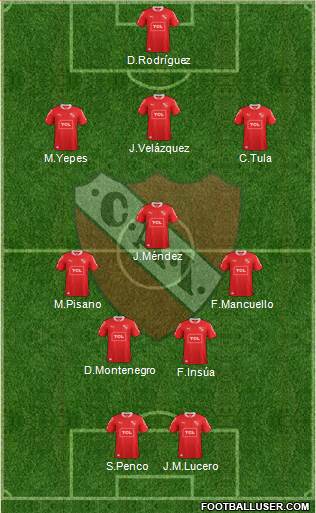 Independiente Formation 2014