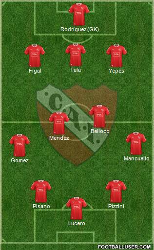 Independiente Formation 2014