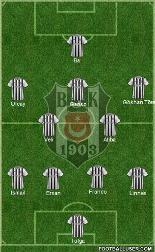 Besiktas JK Formation 2014