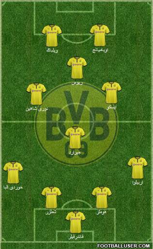 Borussia Dortmund Formation 2014