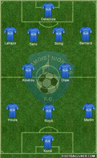 Chamois Niortais Football Club Formation 2014