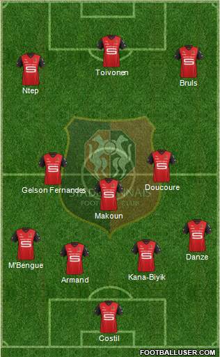 Stade Rennais Football Club Formation 2014