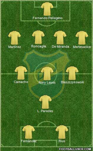 Defensa y Justicia Formation 2014