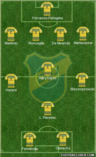 Defensa y Justicia Formation 2014