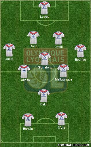 Olympique Lyonnais Formation 2014