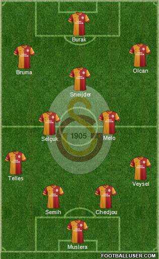 Galatasaray SK Formation 2014