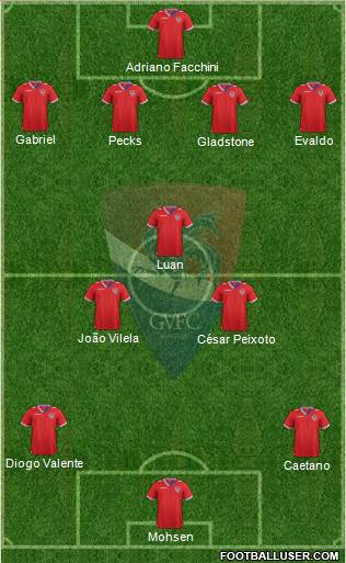 Gil Vicente Futebol Clube Formation 2014