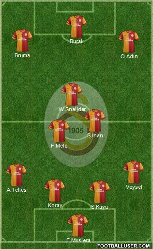 Galatasaray SK Formation 2014