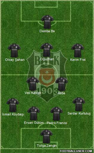 Besiktas JK Formation 2014