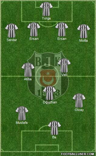 Besiktas JK Formation 2014
