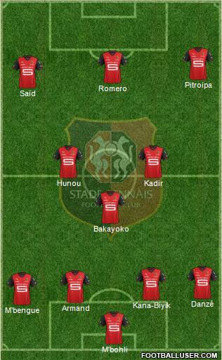 Stade Rennais Football Club Formation 2014