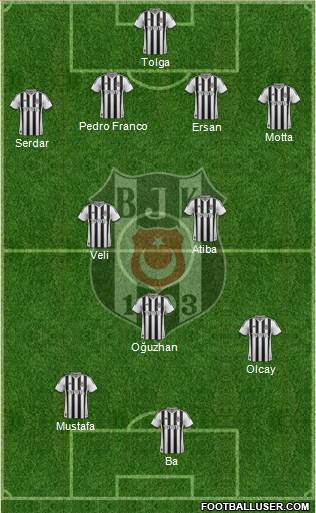 Besiktas JK Formation 2014