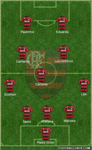CR Flamengo Formation 2014