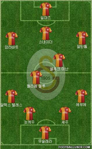 Galatasaray SK Formation 2014
