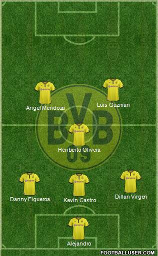 Borussia Dortmund Formation 2014