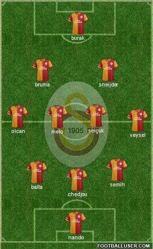 Galatasaray SK Formation 2014