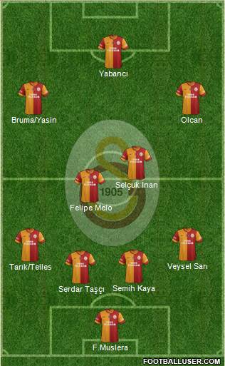 Galatasaray SK Formation 2014
