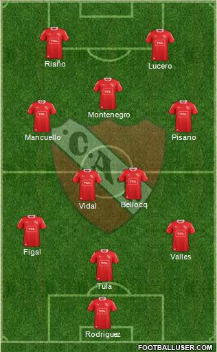 Independiente Formation 2014