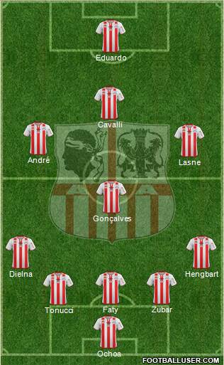 Athletic Club Ajaccien Football Formation 2014