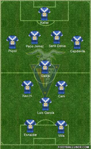 C.F. Badalona Formation 2014