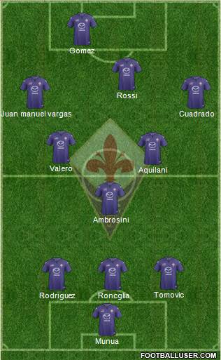 Fiorentina Formation 2014