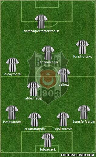 Besiktas JK Formation 2014