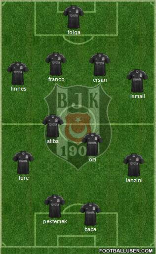 Besiktas JK Formation 2014