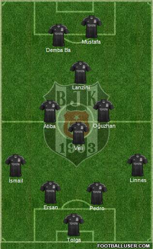 Besiktas JK Formation 2014