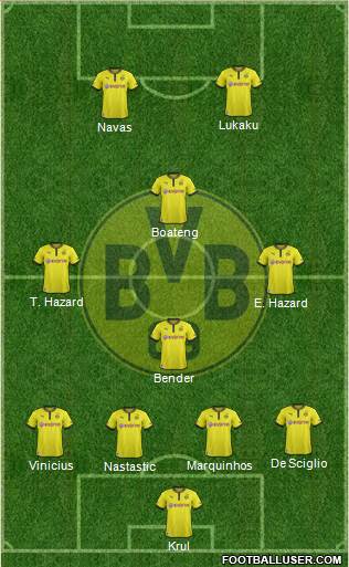 Borussia Dortmund Formation 2014