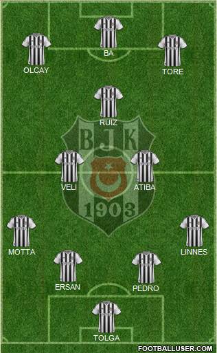 Besiktas JK Formation 2014