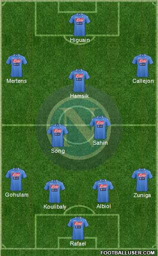 Napoli Formation 2014