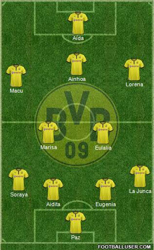 Borussia Dortmund Formation 2014