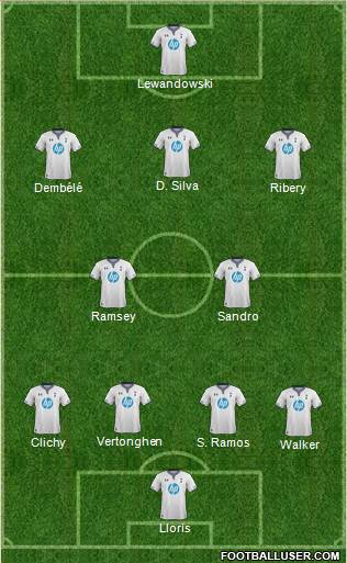 Tottenham Hotspur Formation 2014