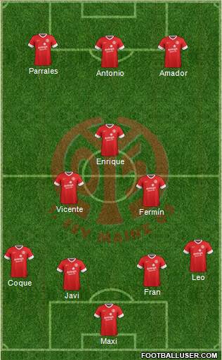 1.FSV Mainz 05 Formation 2014
