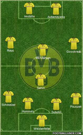 Borussia Dortmund Formation 2014