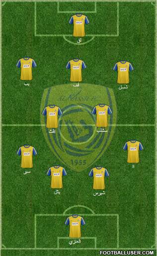 Al-Nassr (KSA) Formation 2014
