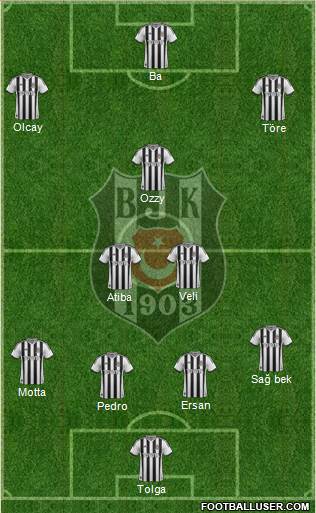 Besiktas JK Formation 2014